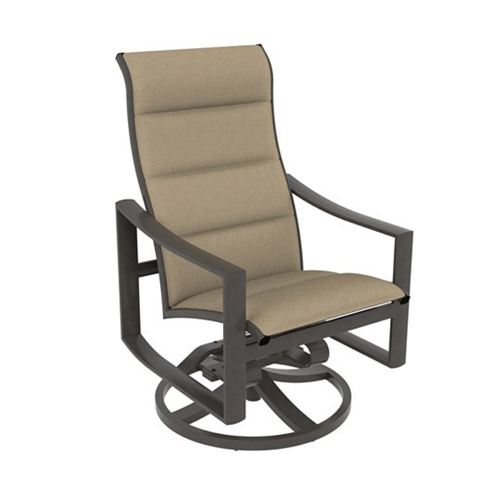 High Back Swivel Rocker Patio Chairs - Wicker Swivel Glider Wicker