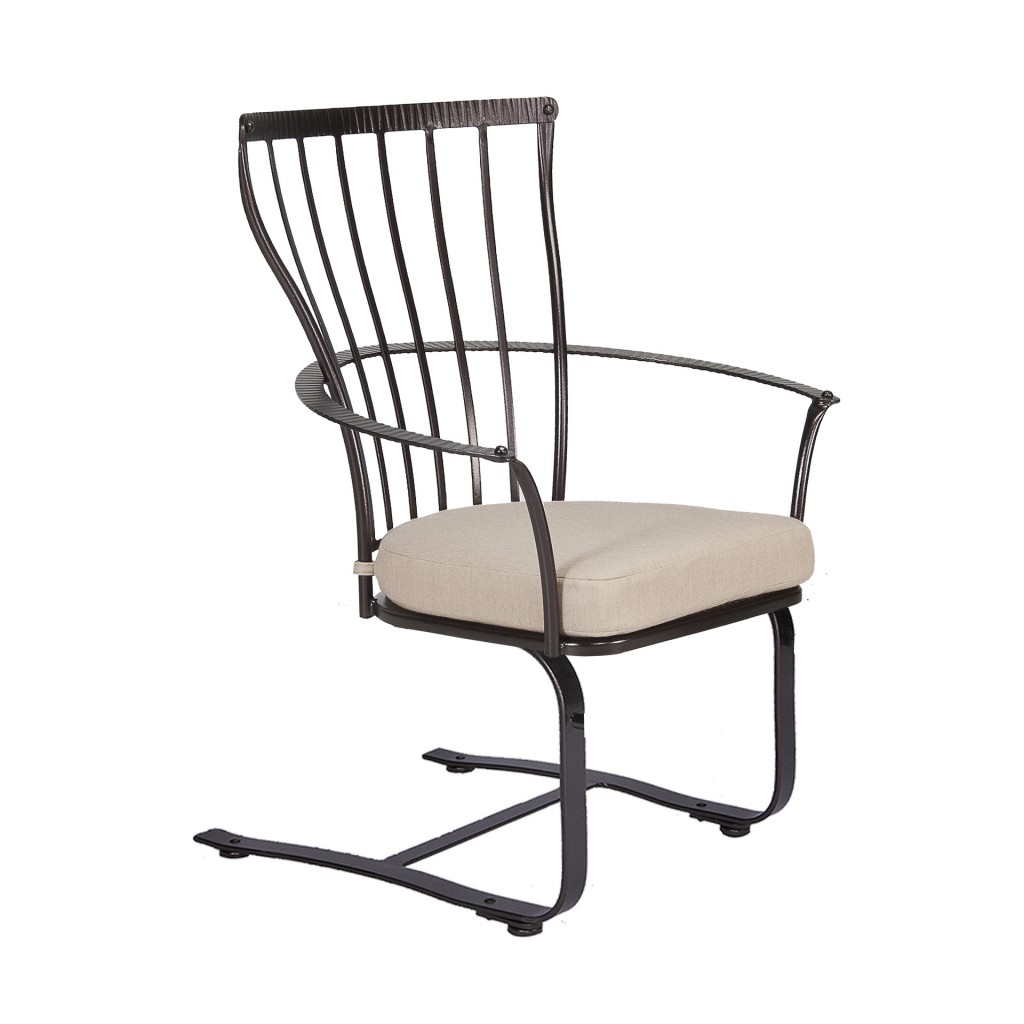 Spring Base Dining Arm Chair Fishbecks Patio Furniture Store Pasadena